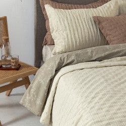 Κουβερλί υπέρδιπλο 220x240 TOT IVORY