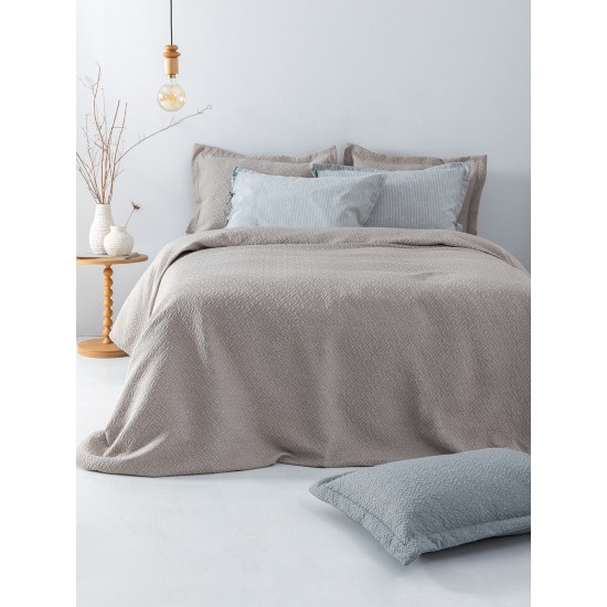 Κουβέρτα Matelasse 170X260 ZOE BEIGE