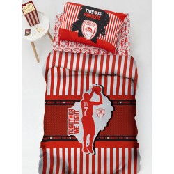 Σετ Παπλωματοθήκη Μονή Olympiacos B.C. 170x250 BC8