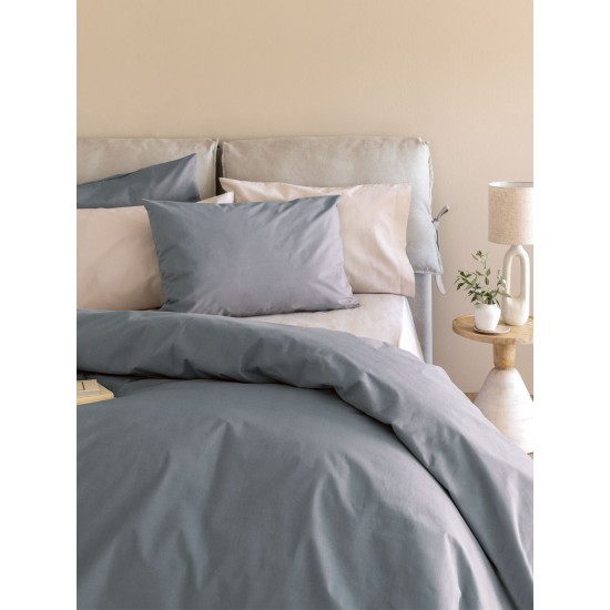 Σετ Μονά Σεντόνια 170x260 ETOILE/2 GREY Χωρίς Λάστιχο