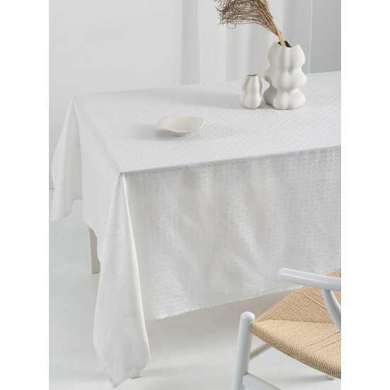 Τραπεζομάντηλο Αλεκιαστο Formal Dinner 175x320 MILLY WHITE