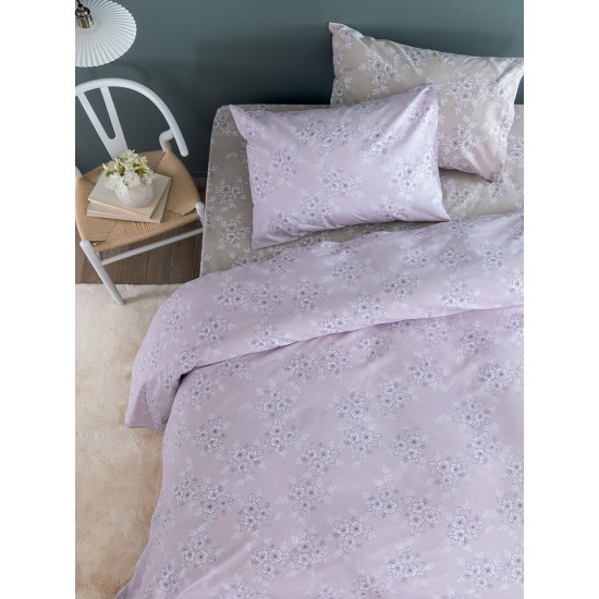 Σετ Υπέρδιπλα Σεντόνια Fashion Life 240x260 FL6281 Χωρίς Λάστιχο