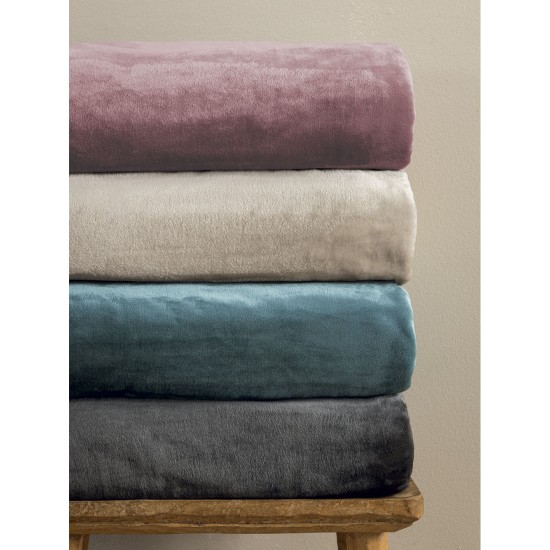 Κουβέρτα Fleece 160x220 LUCY FOG