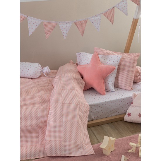 Παπλωματοθήκη Μονή Bon Bon 170x250 BB100-BB101 ROSE