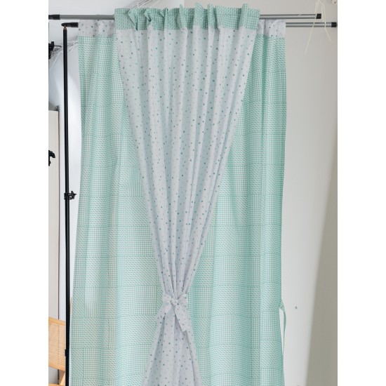 Κουρτίνα Bon Bon 170x270 BB101 AQUA