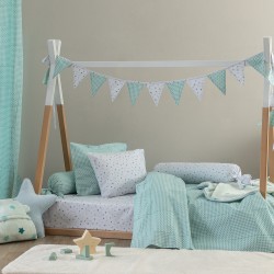 Σεντόνι Κούνιας 70x140+20 BB101 AQUA Με Λάστιχο