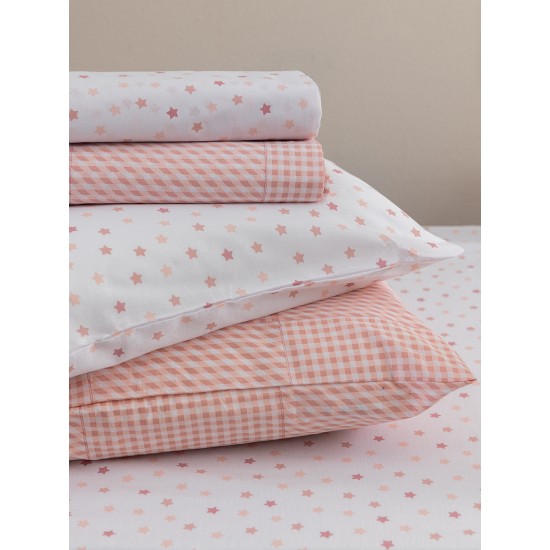 Σεντόνια Λίκνου 80x110 BB101 ROSE