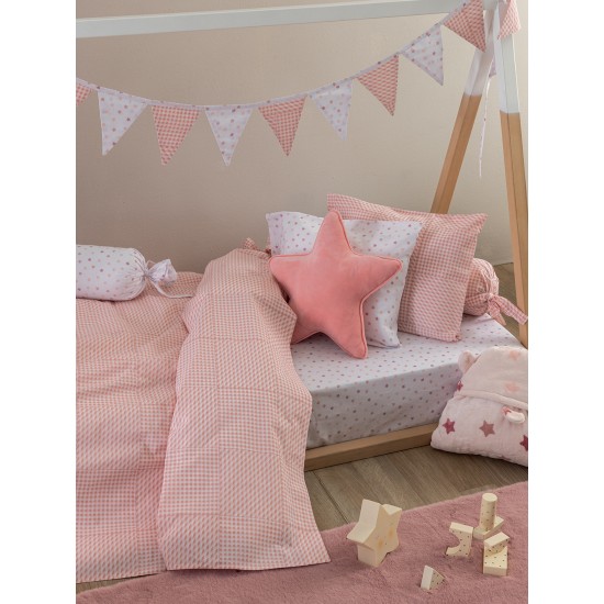 Σεντόνια Λίκνου 80x110 BB101 ROSE