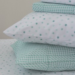 Σεντόνια Λίκνου 80x110 BB101 AQUA