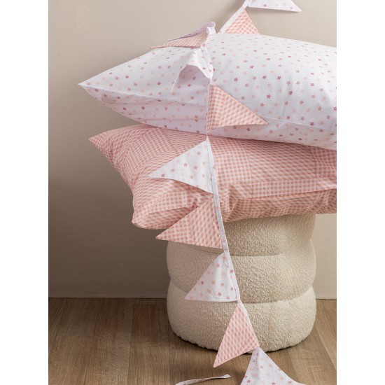 Ζεύγος Μαξιλαροθήκες 52x72 BB101 ROSE