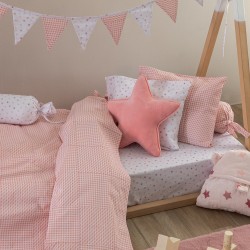 Σεντόνι Κούνιας 70x140+20 BB101 ROSE Με Λάστιχο