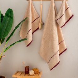 Σετ Πετσέτες (30X50, 50X90, 70X140) FIVI BEIGE