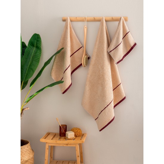 Σετ Πετσέτες (30X50, 50X90, 70X140) FIVI BEIGE