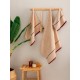 Σετ Πετσέτες (30X50, 50X90, 70X140) FIVI BEIGE
