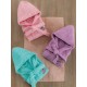 Μπουρνούζι με Κουκούλα Kids Bath CUTE PINK 4-6