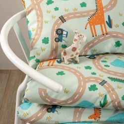 Σετ Μονά Σεντόνια My Kingdom 170x260 MK777 Με Λάστιχο