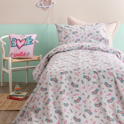 Σετ Μονά Σεντόνια My Kingdom 170x260 MK782 Με Λάστιχο