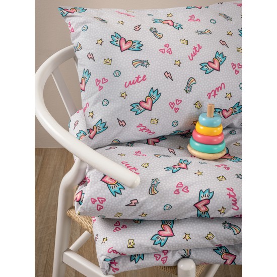 Σετ Σεντόνια Κούνιας My Kingdom 130x170 MK782