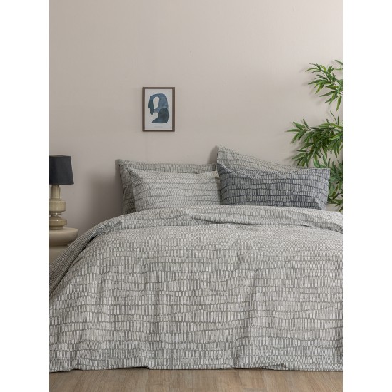 Σετ Υπέρδιπλα Σεντόνια Fashion Life 240x265 FL6302 Χωρίς Λάστιχο