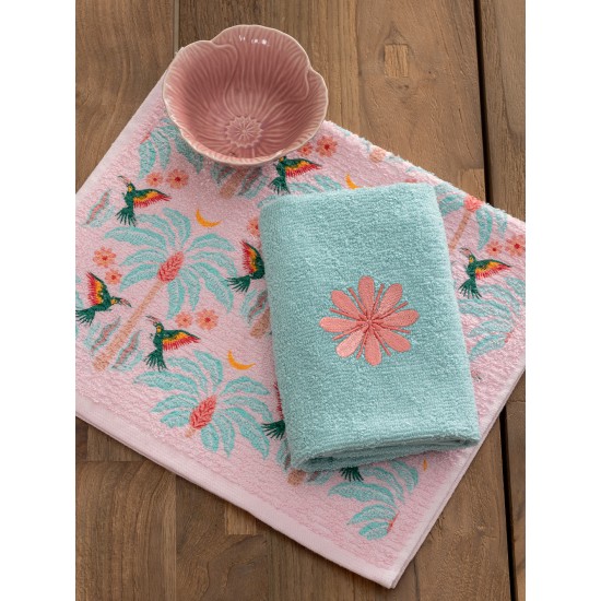 Σετ 2 Πετσέτες Κουζίνας 30x50 MH400 FLOWER