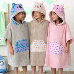 Παιδική πετσέτα με κουκούλα 70x120 KITTY