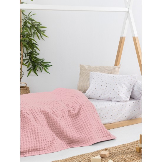 Κουβέρτα Πικέ Κούνιας Baby Blankets 100x150 MARCIE PINK