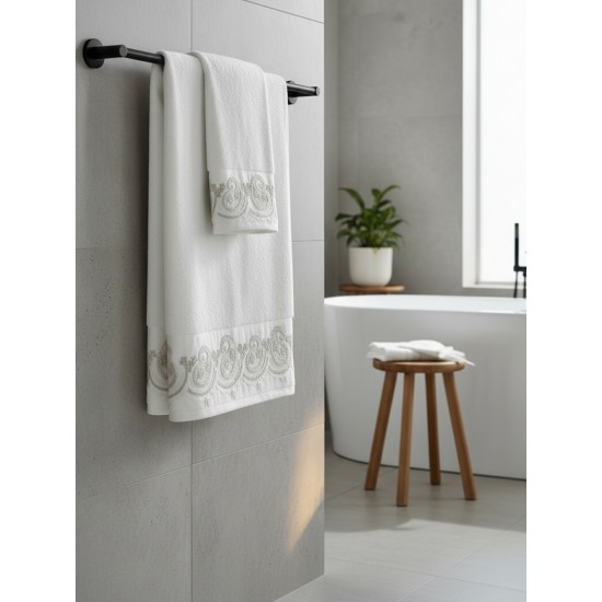 Σετ Πετσέτες Towels Collection MAIRA WHITE