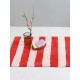 Πατάκι μπάνιου 50x80 AFRO RED