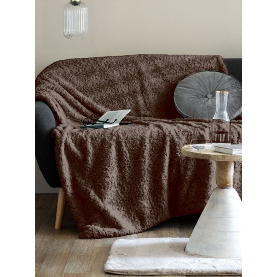 Κουβέρτα Καναπέ 130x180 ALERIA BEIGE
