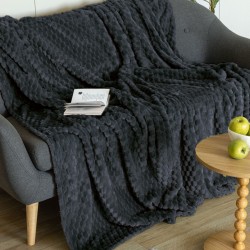 Κουβέρτα Fleece 160x220 ASTER COAL