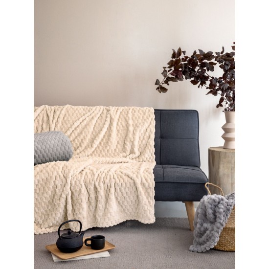 Κουβέρτα Fleece 160x220 ASTER CREME