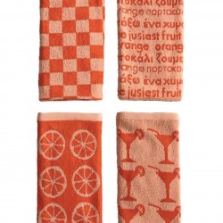 Σετ 4 Πετσέτες Κουζίνας Kitchen Towels 40x60 JACK101