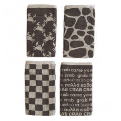Σετ 4 Πετσέτες Κουζίνας Kitchen Towels 40x60 JACK102