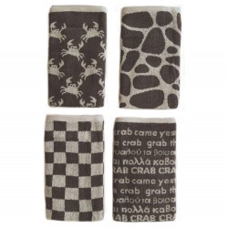 Σετ 4 Πετσέτες Κουζίνας Kitchen Towels 40x60 JACK102