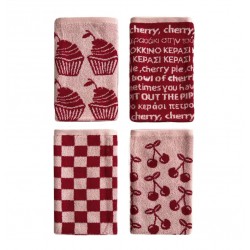 Σετ 4 Πετσέτες Κουζίνας Kitchen Towels 40x60 JACK103