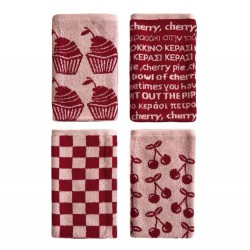 Σετ 4 Πετσέτες Κουζίνας Kitchen Towels 40x60 JACK103