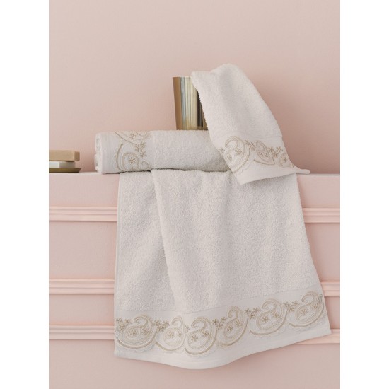 Σετ Πετσέτες Towels Collection MAIRA CREAM