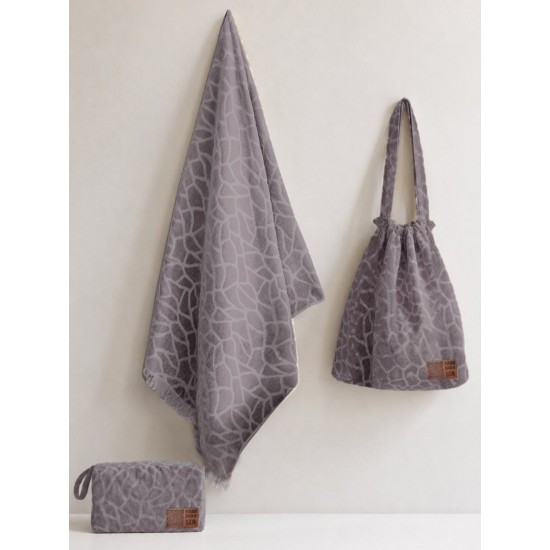 Τσάντα Θαλάσσης Beach Collection PD GREY
