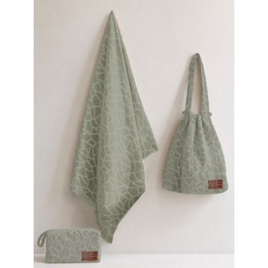 Τσάντα Θαλάσσης Beach Collection PD KHAKI