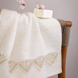 Σετ Πετσέτες Towels Collection PENTE CREAM