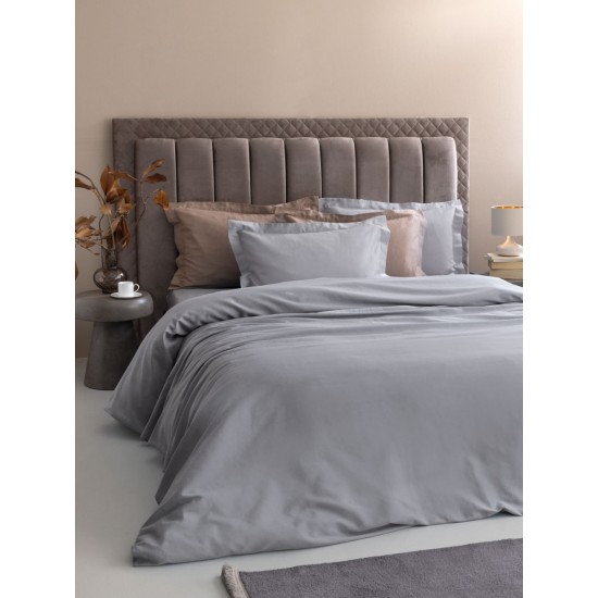Σετ Υπέρδιπλα Σεντόνια 240x270 Posh Sateen GREY