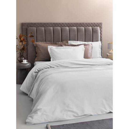 Σετ Υπέρδιπλα Σεντόνια 240x270 Posh Sateen WHITE