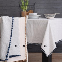 ΡΟΜ ΡΟΜ - ΤΡΑΠΕΖΟΜΑΝΤΗΛΟ ΜΠΛΕ 140X220 ΡΟΜ ΡΟΜ - ΤΡΑΠΕΖΟΜΑΝΤΗΛΟ ΜΠΛΕ 140X220