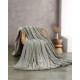 JOLLEIN - ΚΟΥΒΕΡΤΑ JACQUARD FLANNEL ΜΕ SHERPA ΑΝΘΡΑΚΙ