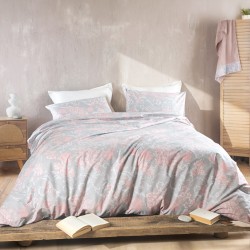 CANDINCE ΡΟΖ - ΣΕΤ ΣΕΝΤΟΝΙΑ NEXT ΥΠΕΡΔΙΠΛΟ ΜΕ ΛΑΣΤΙΧΟ (230X260, 165X205+25)