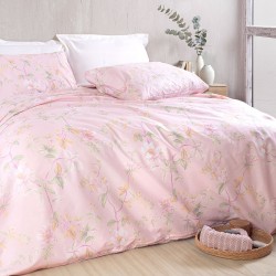 BENETITA ΡΟΖ - ΣΕΤ ΣΕΝΤΟΝΙΑ NEXT ΥΠΕΡΔΙΠΛΟ ΜΕ ΛΑΣΤΙΧΟ (230X260, 165X205+25)