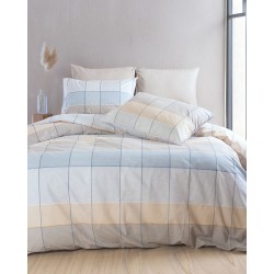 COLETTE ΓΚΡΙ ΓΑΛΑΖΙΟ - ΣΕΤ ΣΕΝΤΟΝΙΑ NEXT ΥΠΕΡΔΙΠΛΟ ΜΕ ΛΑΣΤΙΧΟ (230X260, 165X205+25)