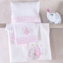 ELEPHANT FRIENDS POZ - ΣΕΤ ΣΕΝΤΟΝΙΑ ΒΡΕΦΙΚΑ ΦΑΝΕΛΑ 3 ΤΕΜ. ΜΕ KENTHMA