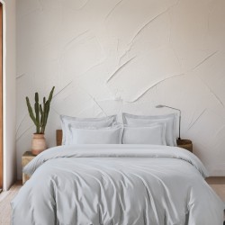 GLACIER - ΣΕΤ ΜΑΞΙΛΑΡΟΘΗΚΕΣ OXFORD TENCEL LYOCELL ΑΣΗΜΙ