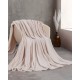 HARMONIE - ΚΟΥΒΕΡΤΑ JACQUARD FLANNEL ΦΟΥΞΙΑ